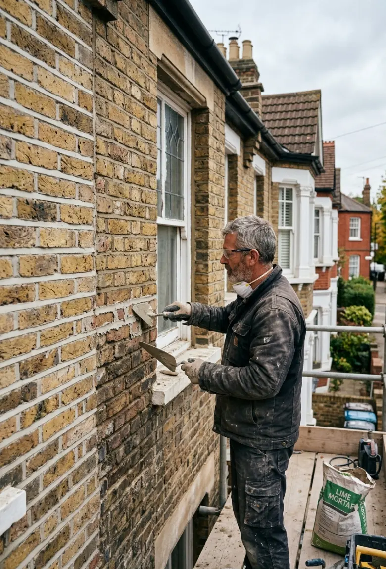 Brick Repointing in Residential Building North London