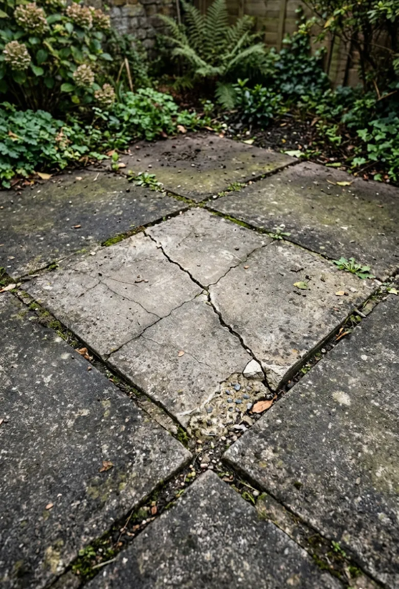 Cracked or Broken Patio Slabs Problem in North London