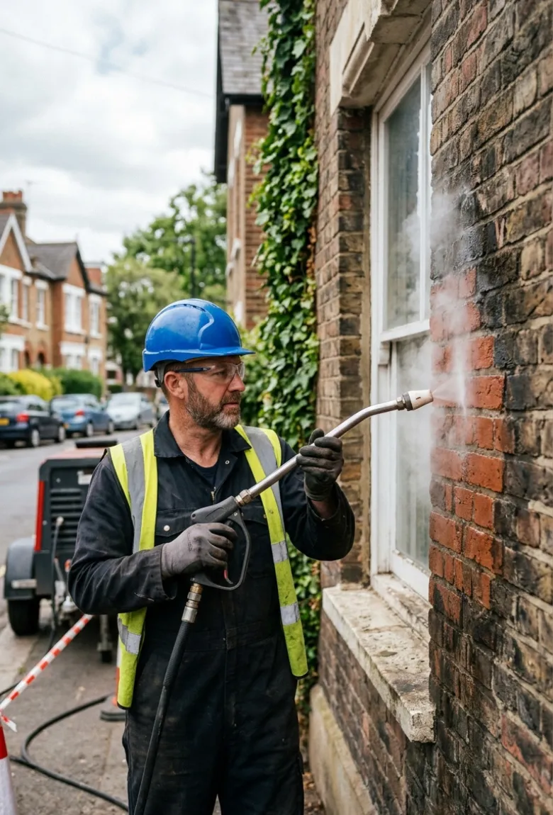 Steam Cleaning Brick Cleaning Method
