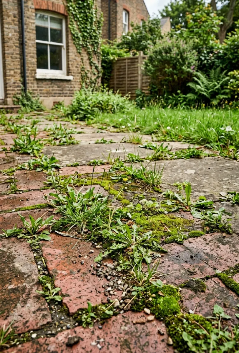 Weeds or Moss in the Patio Gaps Problem in North London
